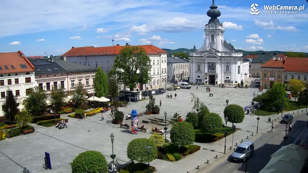 Wadowice - widok na rynek w 4K - 06 maj 2026, 12:50