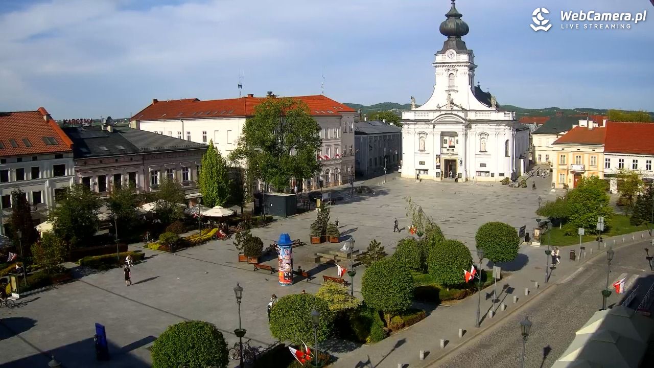 Wadowice - widok na rynek w 4K - 05 maj 2026, 17:07