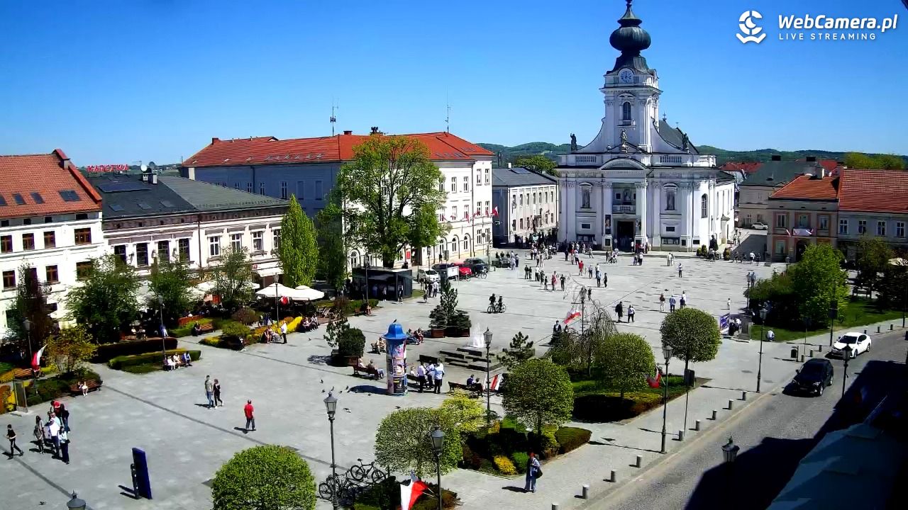 Wadowice - widok na rynek w 4K - 03 maj 2026, 12:19