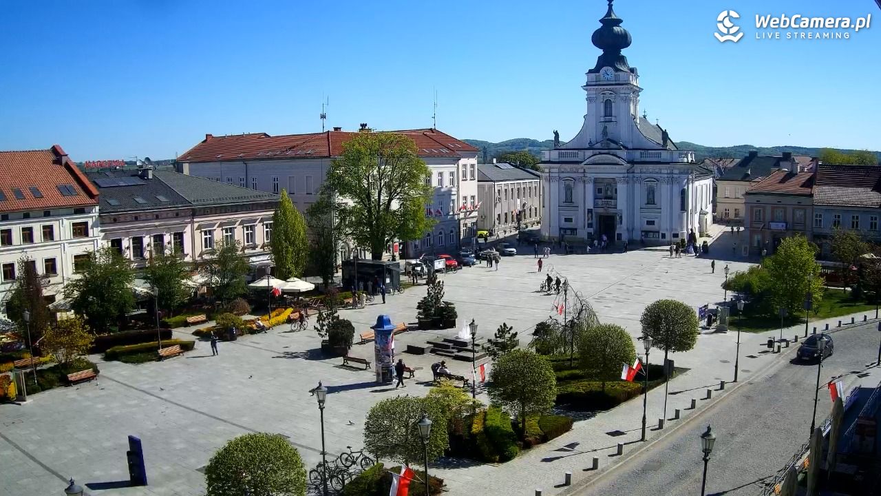 Wadowice - widok na rynek w 4K - 03 maj 2026, 09:56