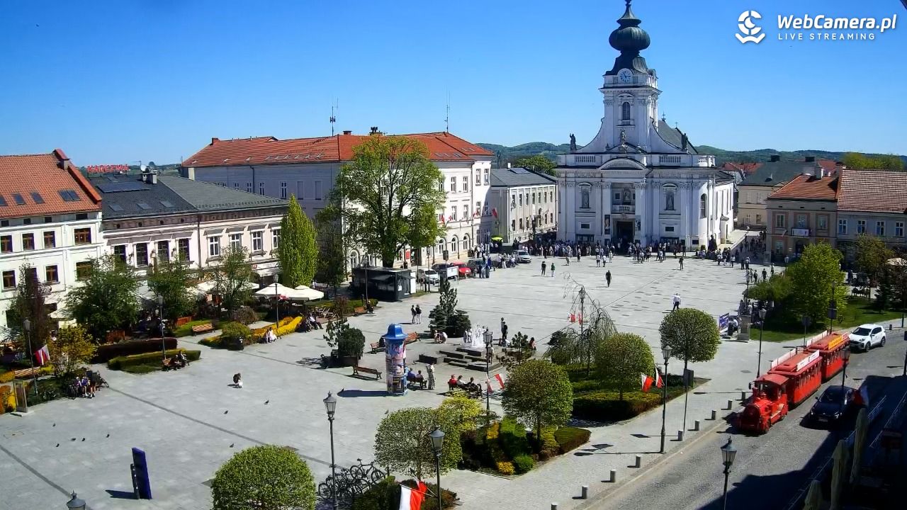 Wadowice - widok na rynek w 4K - 03 maj 2026, 11:15