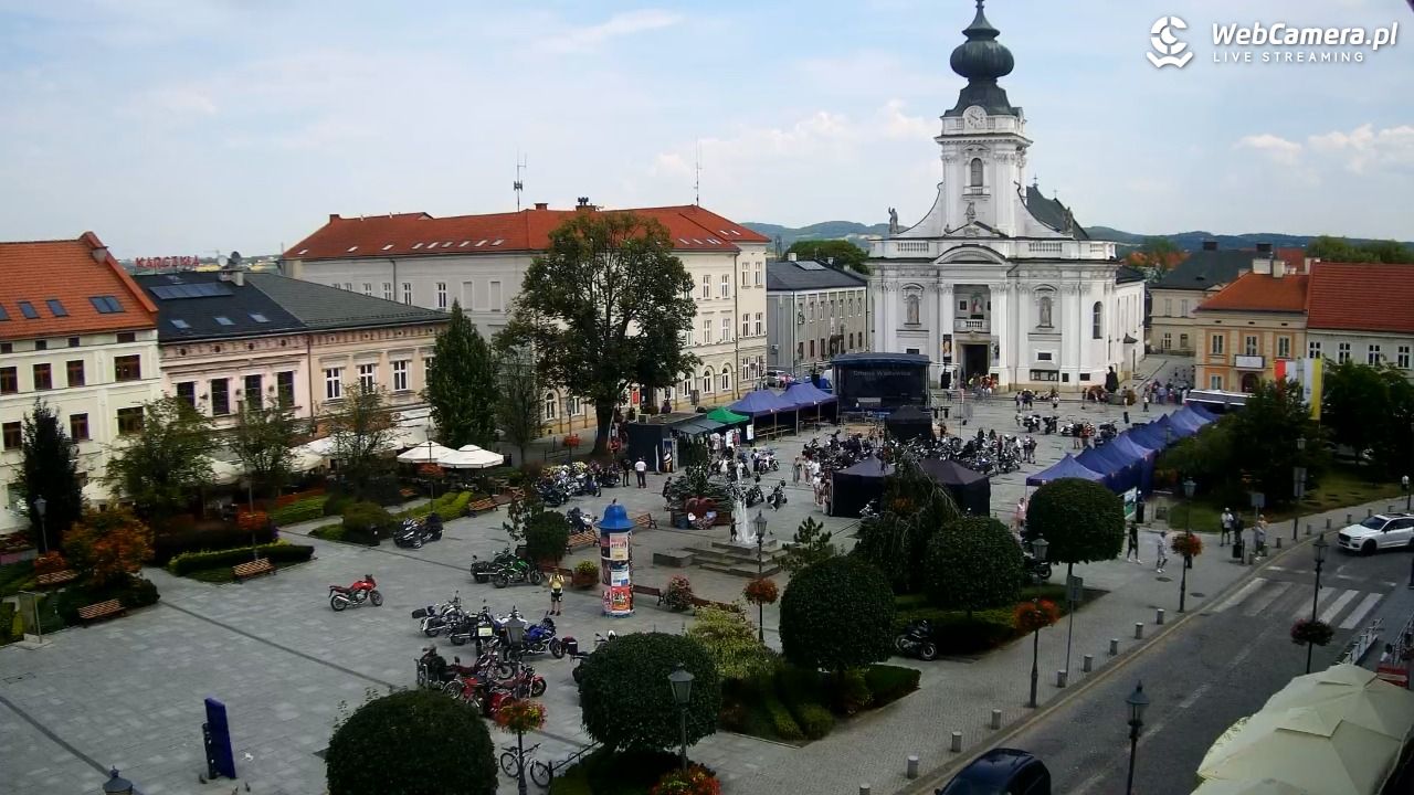 Wadowice - widok na rynek w 4K - 01 sierpień 2026, 12:43