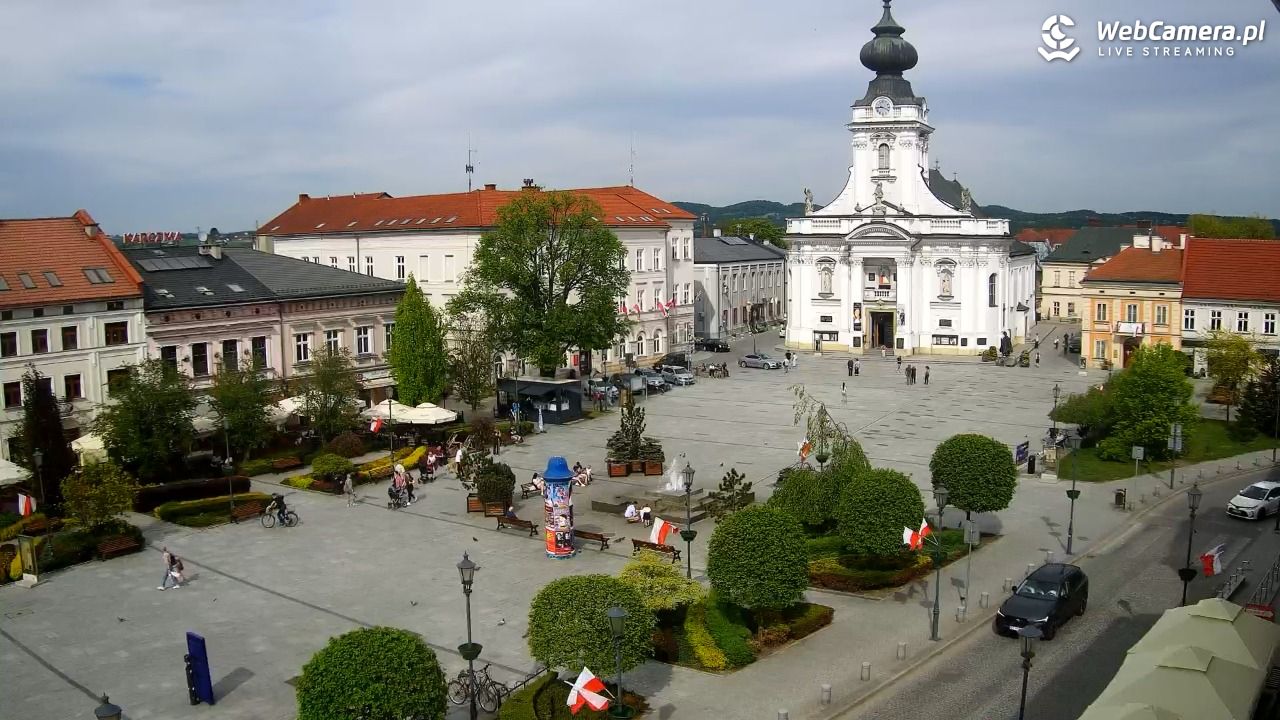 Wadowice - widok na rynek w 4K - 05 maj 2026, 15:46
