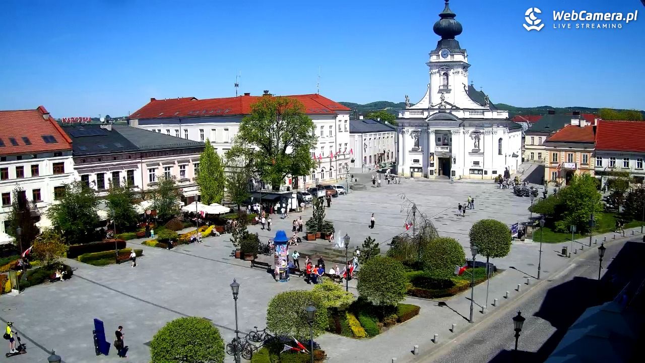 Wadowice - widok na rynek w 4K - 03 maj 2026, 14:19