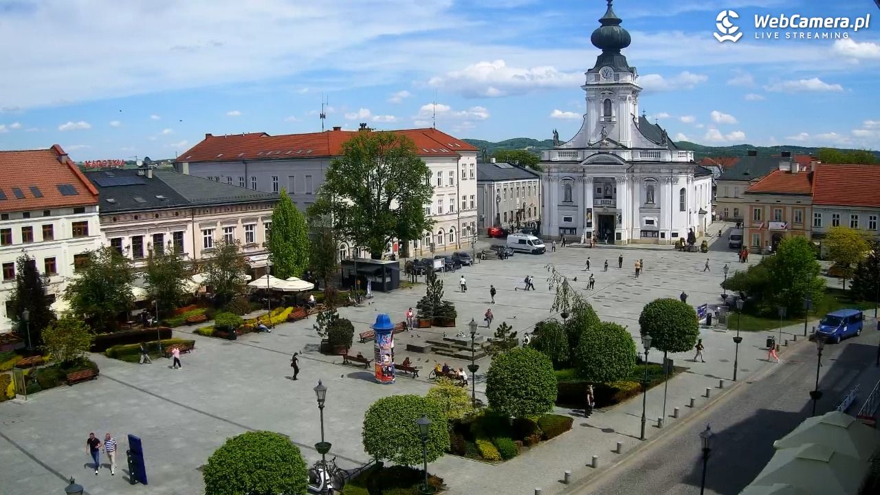Wadowice - widok na rynek w 4K - 06 maj 2026, 12:55