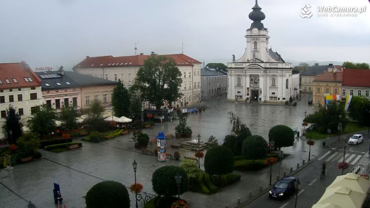 Wadowice - widok na rynek w 4K - 21 czerwiec 2026, 15:23