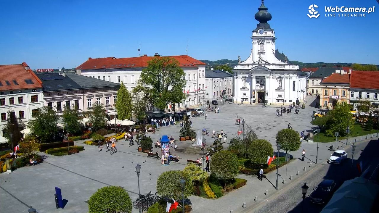 Wadowice - widok na rynek w 4K - 03 maj 2026, 14:50