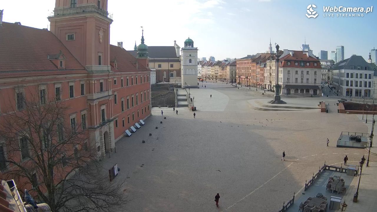 Warszawa - Plac Zamkowy 4K - 23 marzec 2026, 08:33