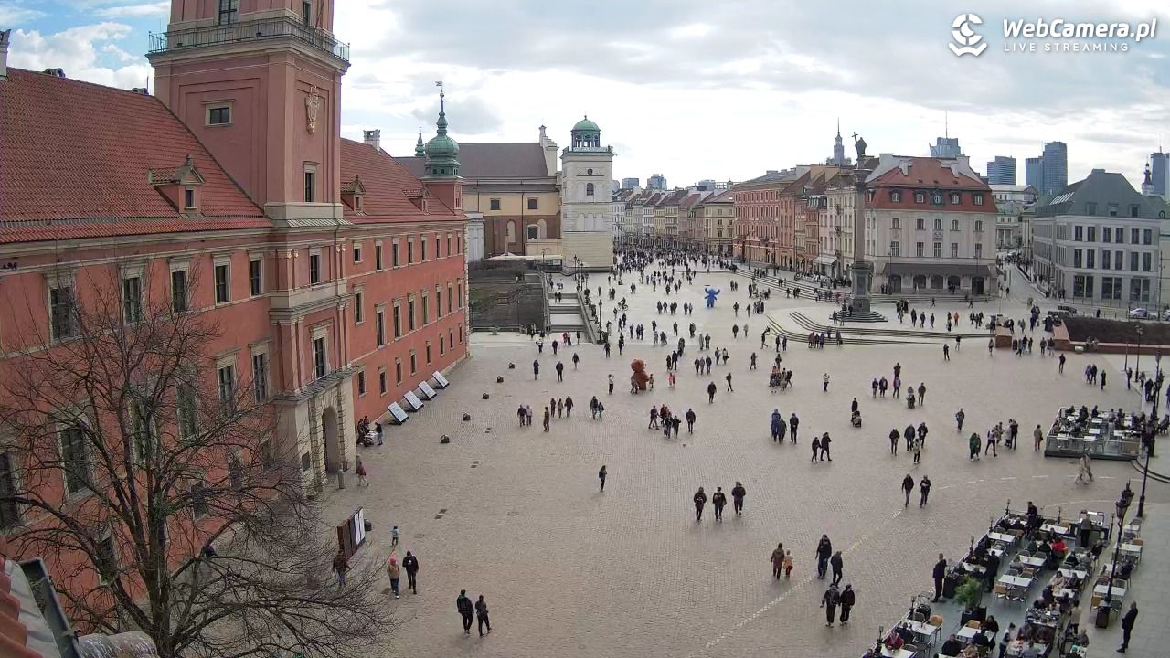 Warszawa - Plac Zamkowy 4K - 22 marzec 2026, 12:28