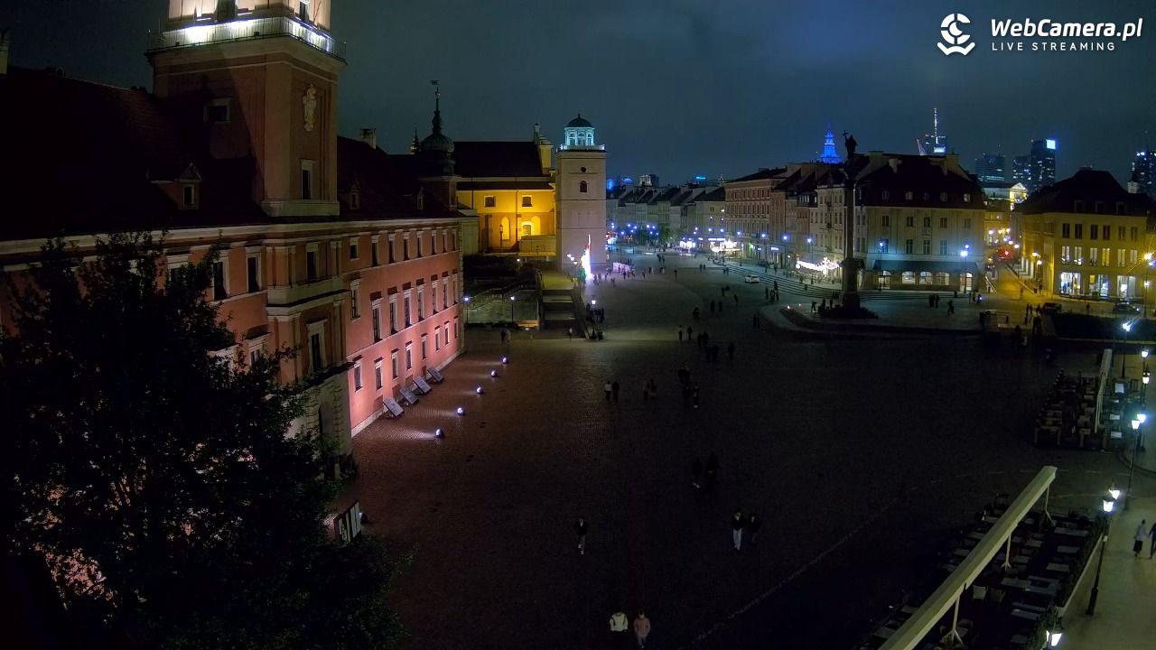 Warszawa - Plac Zamkowy 4K - 08 maj 2026, 21:40