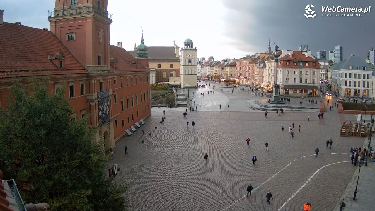 Warszawa - Plac Zamkowy 4K - 30 październik 2025, 15:49