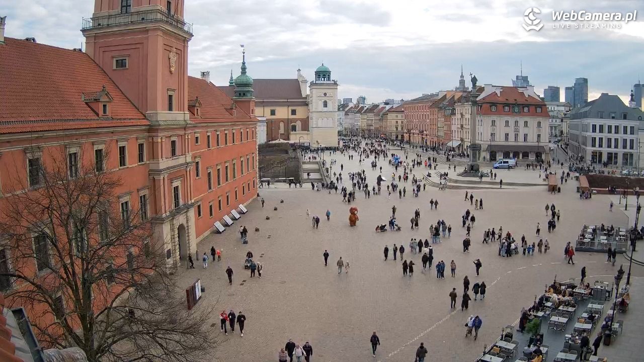 Warszawa - Plac Zamkowy 4K - 22 marzec 2026, 15:58
