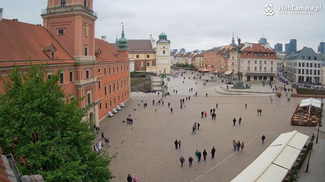Warszawa - Plac Zamkowy 4K - 08 maj 2026, 14:51