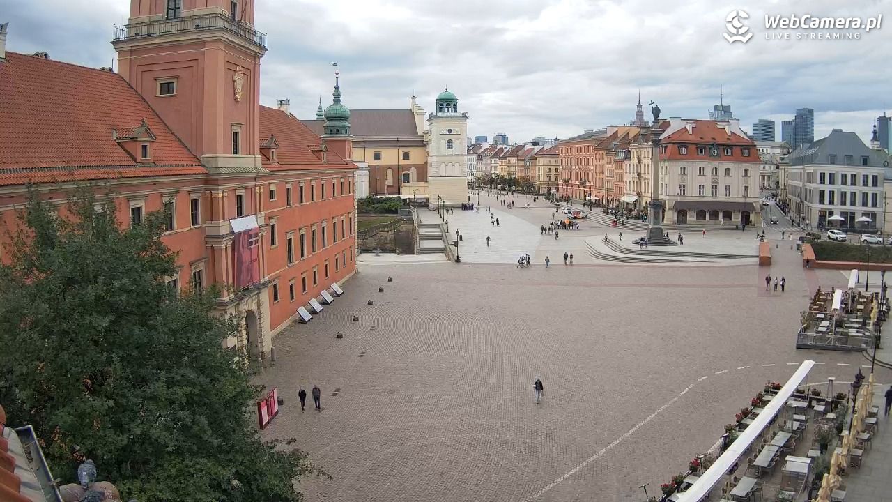 Warszawa - Plac Zamkowy 4K - 16 wresień 2025, 10:26