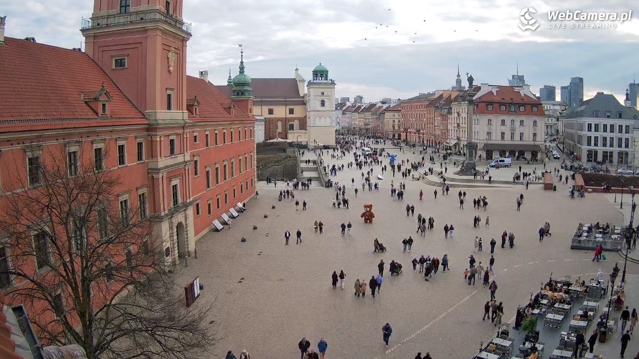 Warszawa - Plac Zamkowy 4K - 22 marzec 2026, 15:59