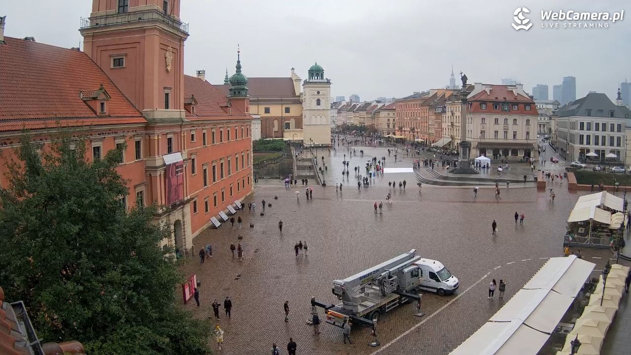 Warszawa - Plac Zamkowy 4K - 14 wresień 2025, 16:19