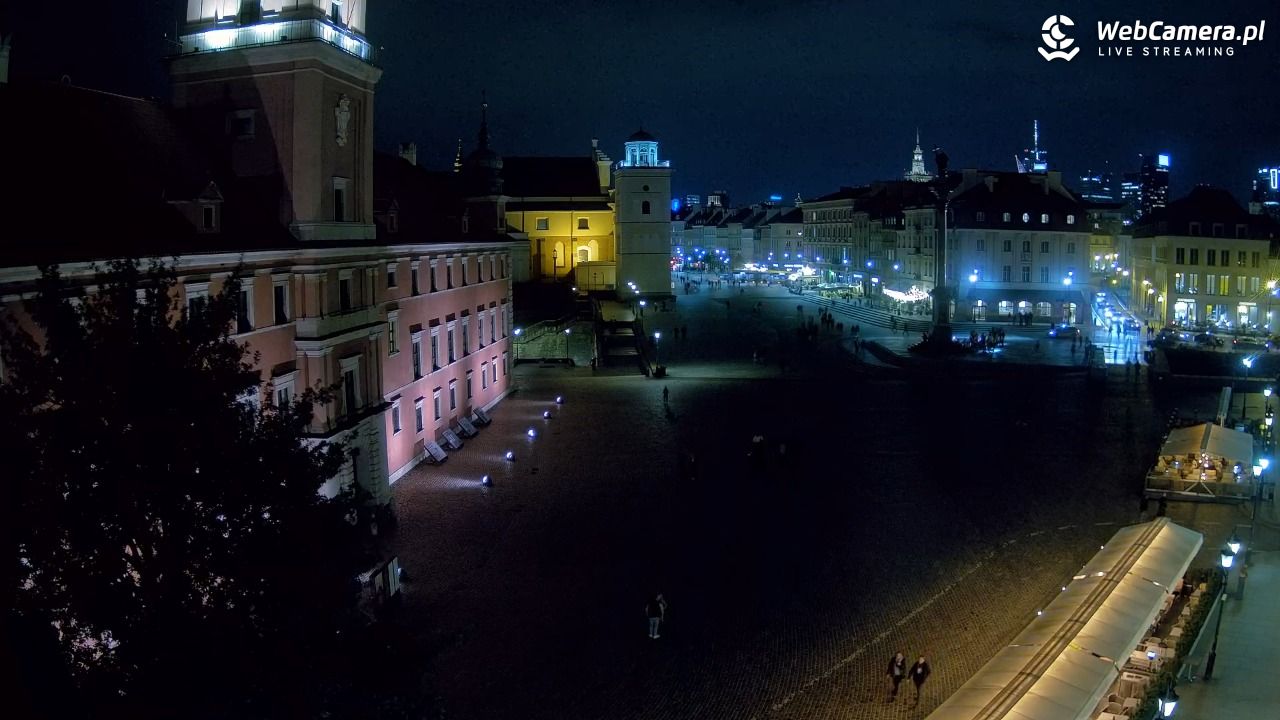 Warszawa - Plac Zamkowy 4K - 25 wresień 2026, 20:53