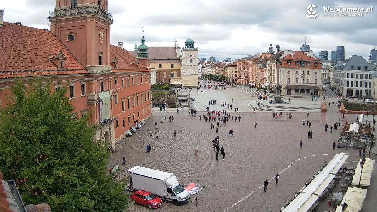 Warszawa - Plac Zamkowy 4K - 16 maj 2025, 13:32