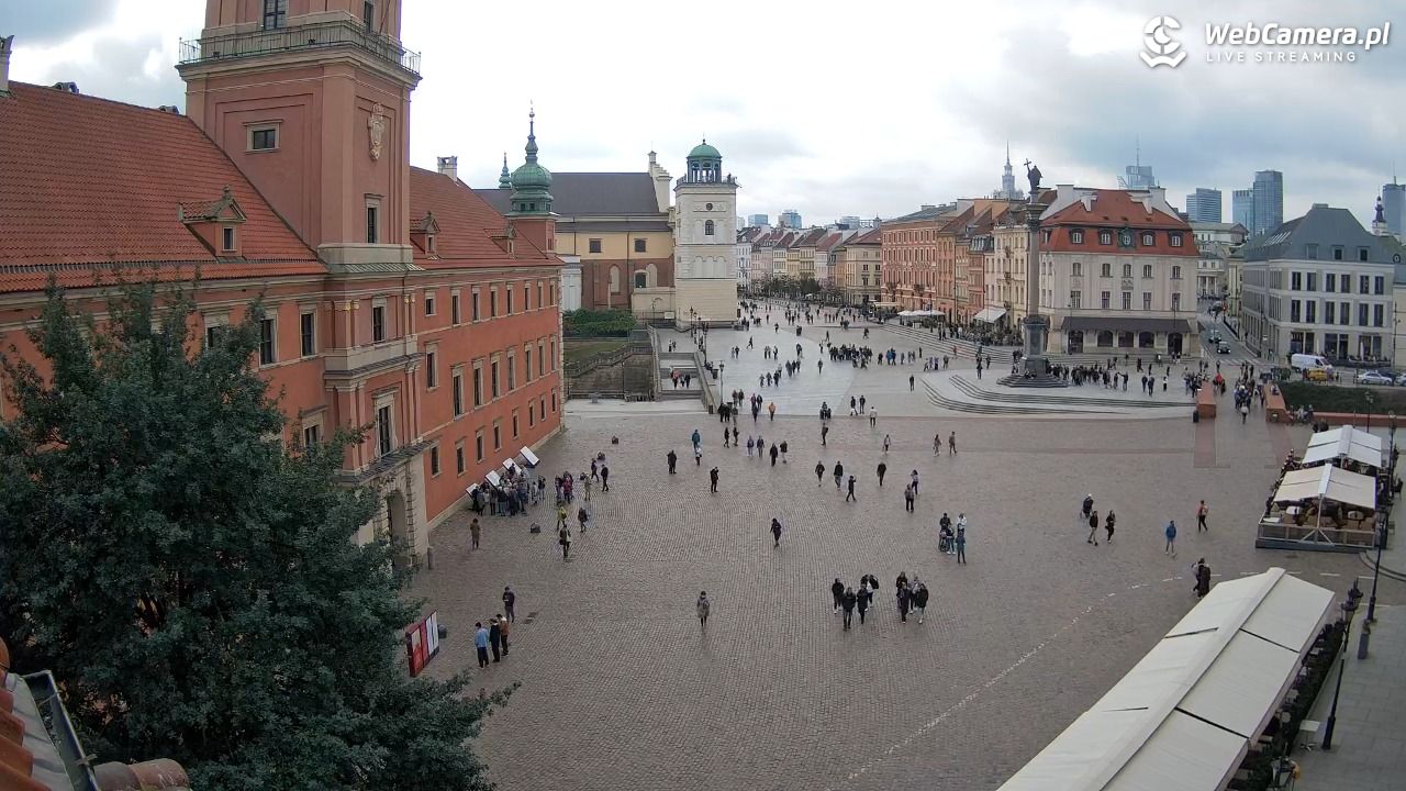 Warszawa - Plac Zamkowy 4K - 25 wresień 2026, 11:24