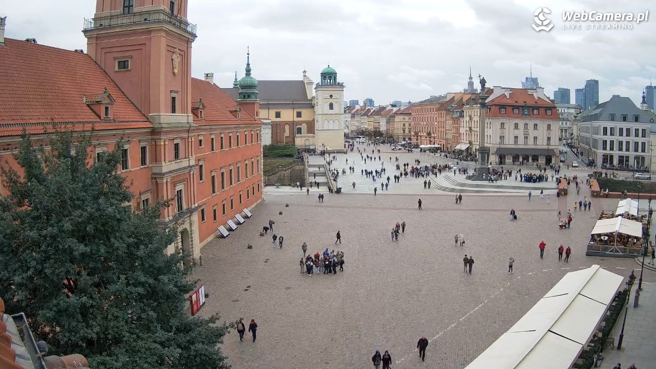 Warszawa - Plac Zamkowy 4K - 24 wresień 2026, 13:06