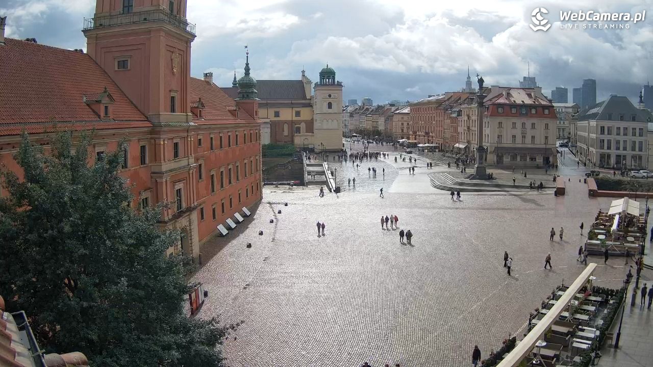Warszawa - Plac Zamkowy 4K - 21 wresień 2026, 12:17