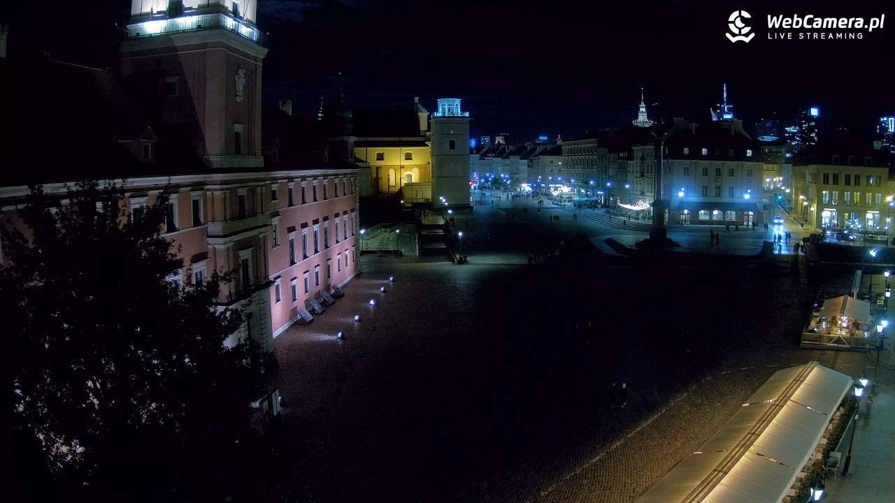 Warszawa - Plac Zamkowy 4K - 23 wresień 2026, 21:20