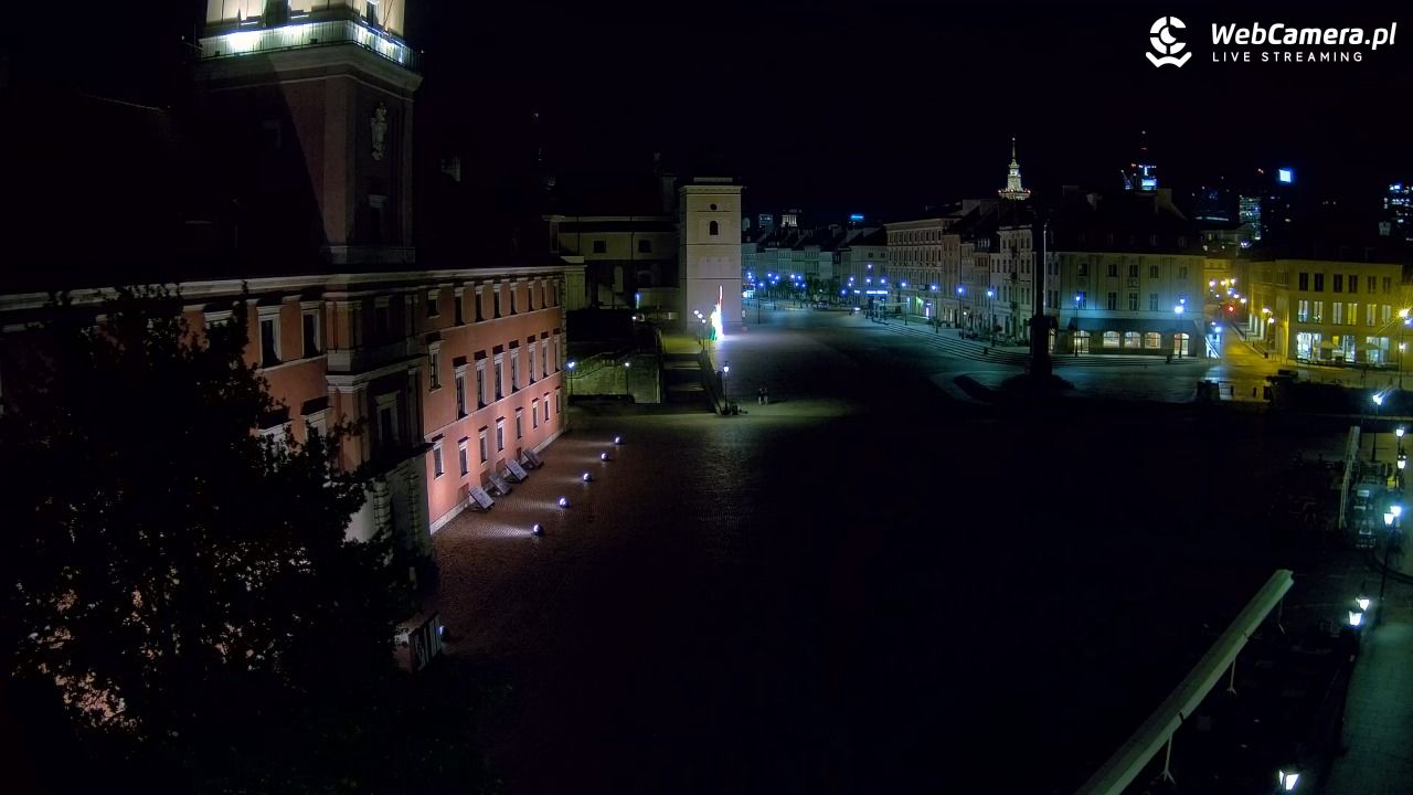 Warszawa - Plac Zamkowy 4K - 07 maj 2026, 01:41