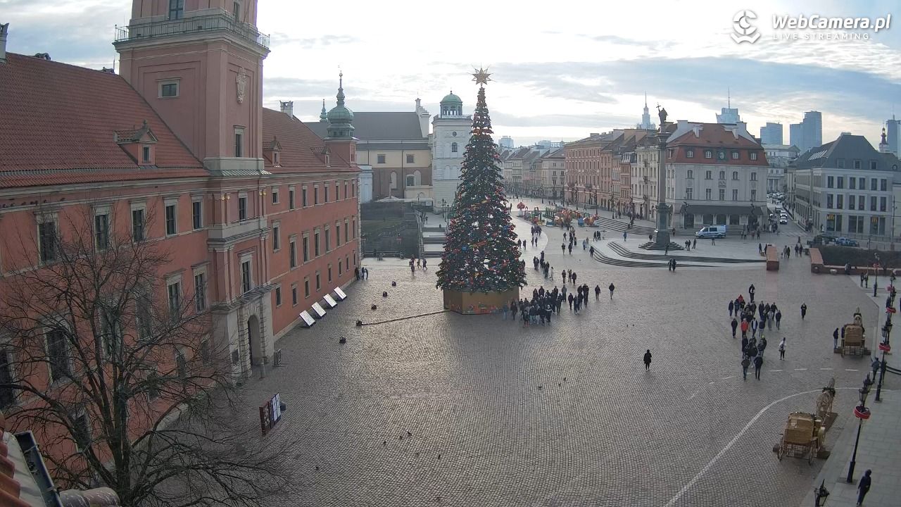 Warszawa - Plac Zamkowy 4K - 17 grudzień 2025, 11:13