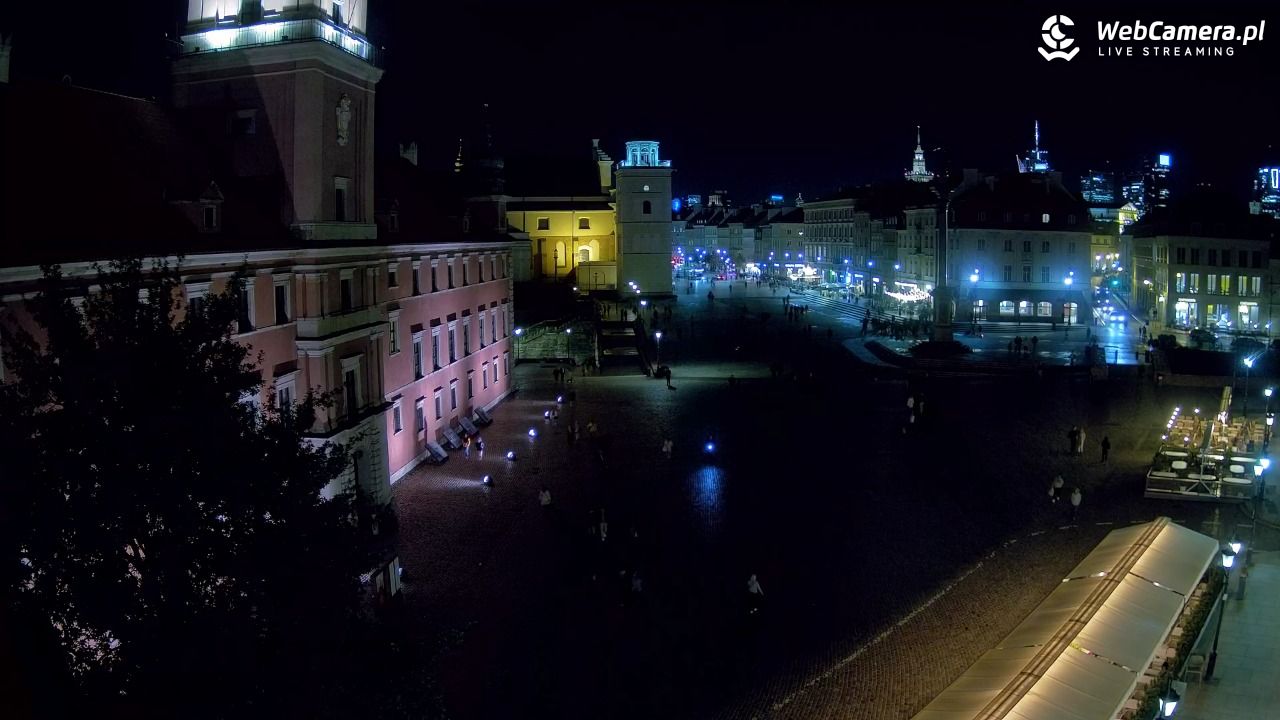 Warszawa - Plac Zamkowy 4K - 22 wresień 2026, 19:49