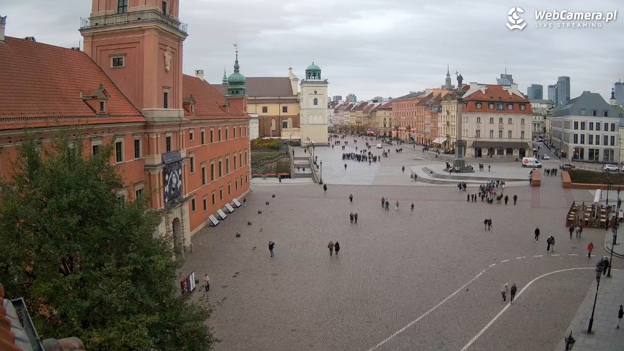 Warszawa - Plac Zamkowy 4K - 30 październik 2025, 12:38