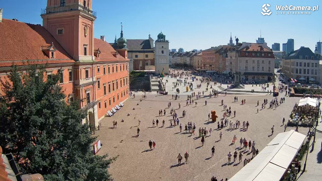 Warszawa - Plac Zamkowy 4K - 09 sierpień 2026, 15:00