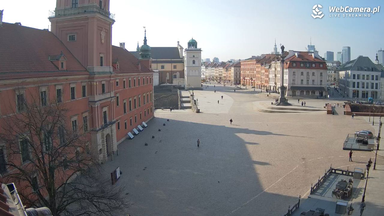Warszawa - Plac Zamkowy 4K - 24 marzec 2026, 08:50