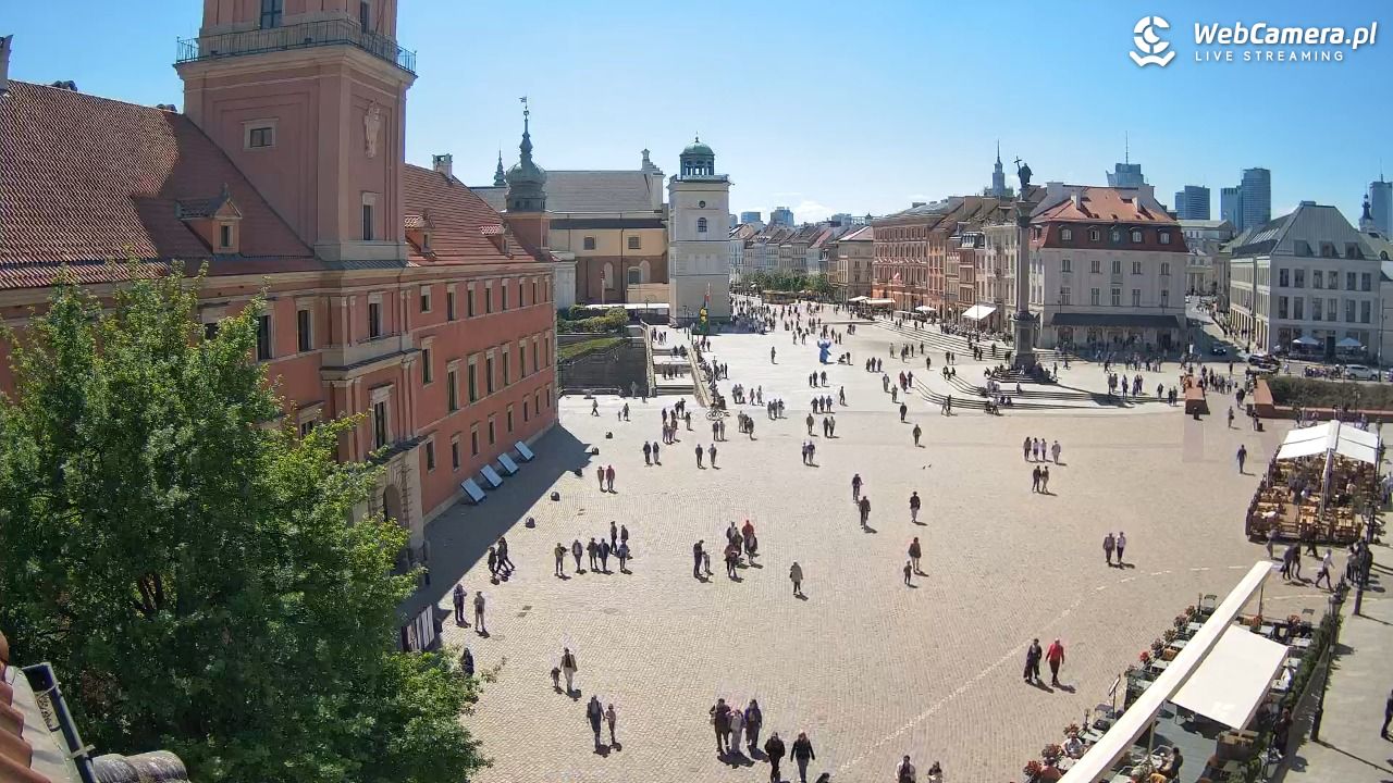 Warszawa - Plac Zamkowy 4K - 10 maj 2026, 11:44