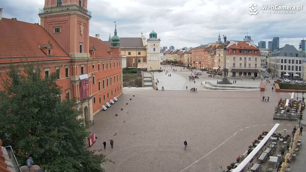 Warszawa - Plac Zamkowy 4K - 16 wresień 2025, 10:26