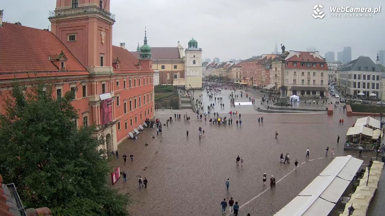 Warszawa - Plac Zamkowy 4K - 14 wresień 2025, 15:19