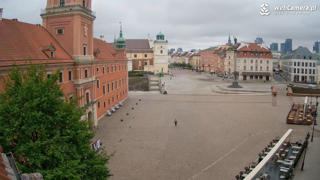 Warszawa - Plac Zamkowy 4K - 09 maj 2026, 07:02