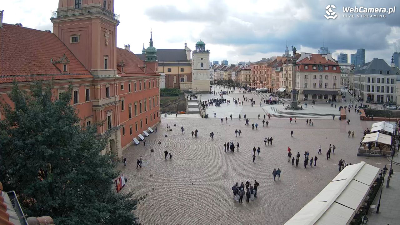 Warszawa - Plac Zamkowy 4K - 25 wresień 2026, 12:06