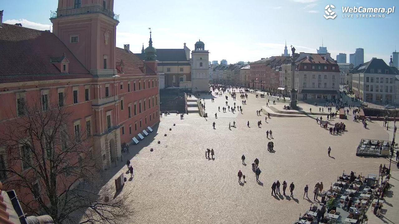 Warszawa - Plac Zamkowy 4K - 22 marzec 2026, 11:25