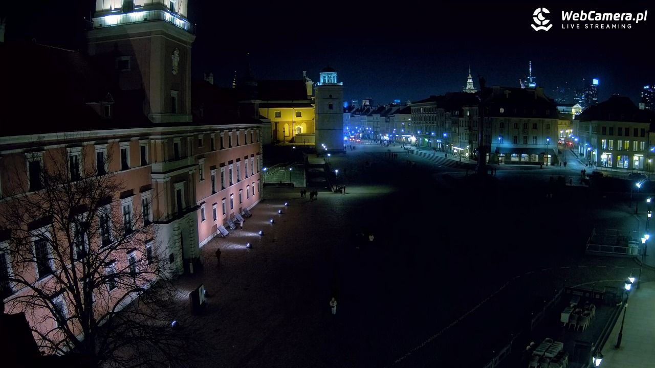 Warszawa - Plac Zamkowy 4K - 20 marzec 2026, 21:30