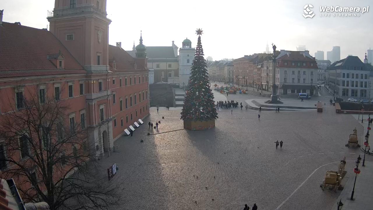 Warszawa - Plac Zamkowy 4K - 16 grudzień 2025, 10:47