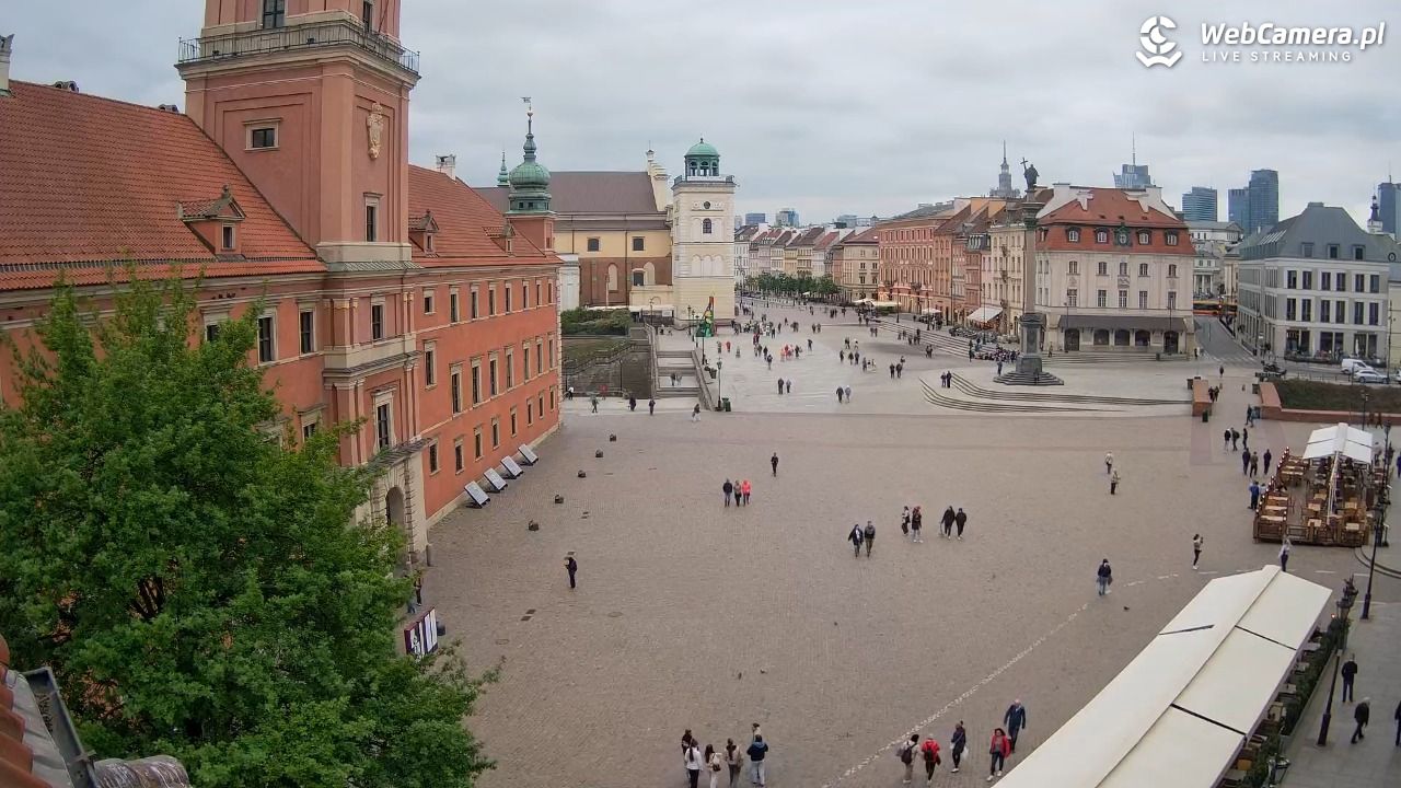 Warszawa - Plac Zamkowy 4K - 08 maj 2026, 14:32