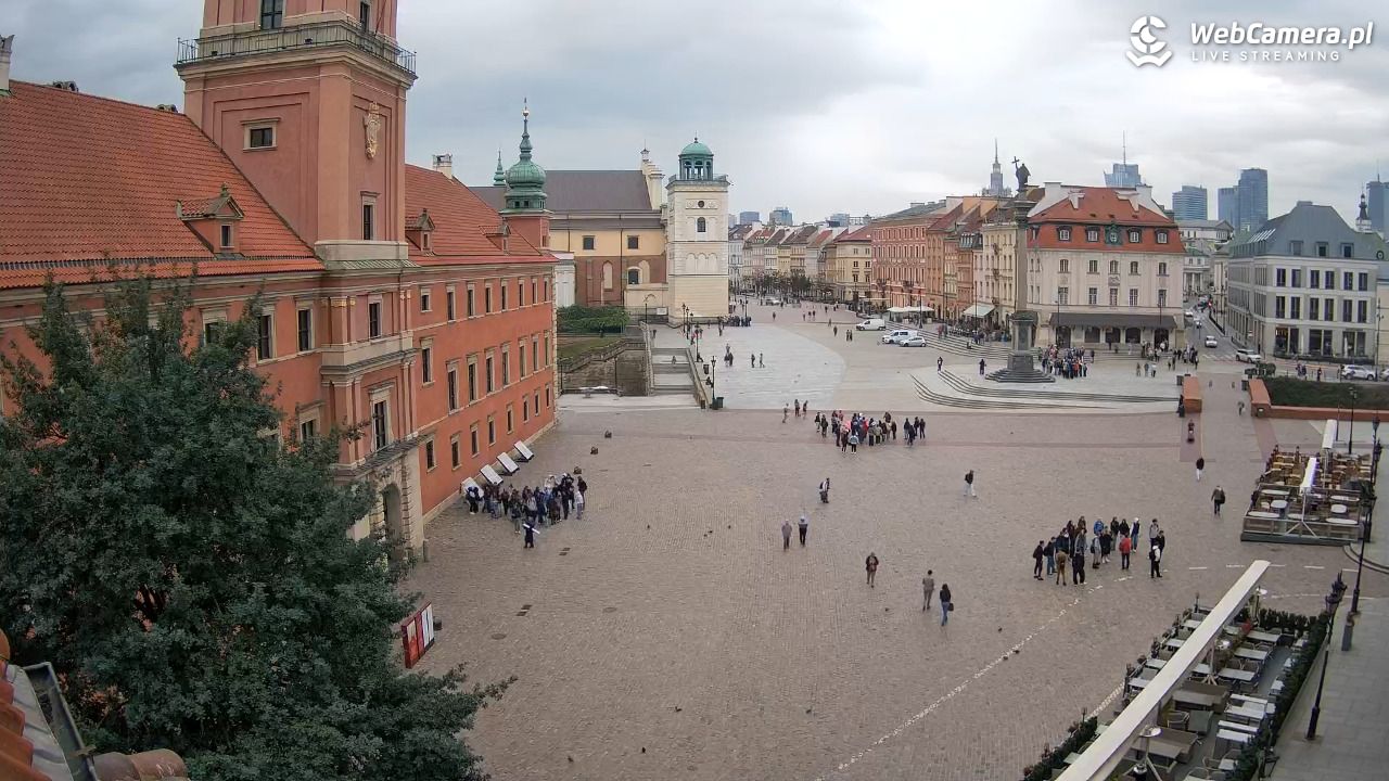 Warszawa - Plac Zamkowy 4K - 24 wresień 2026, 09:33