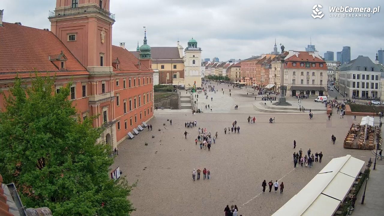 Warszawa - Plac Zamkowy 4K - 07 maj 2026, 12:04