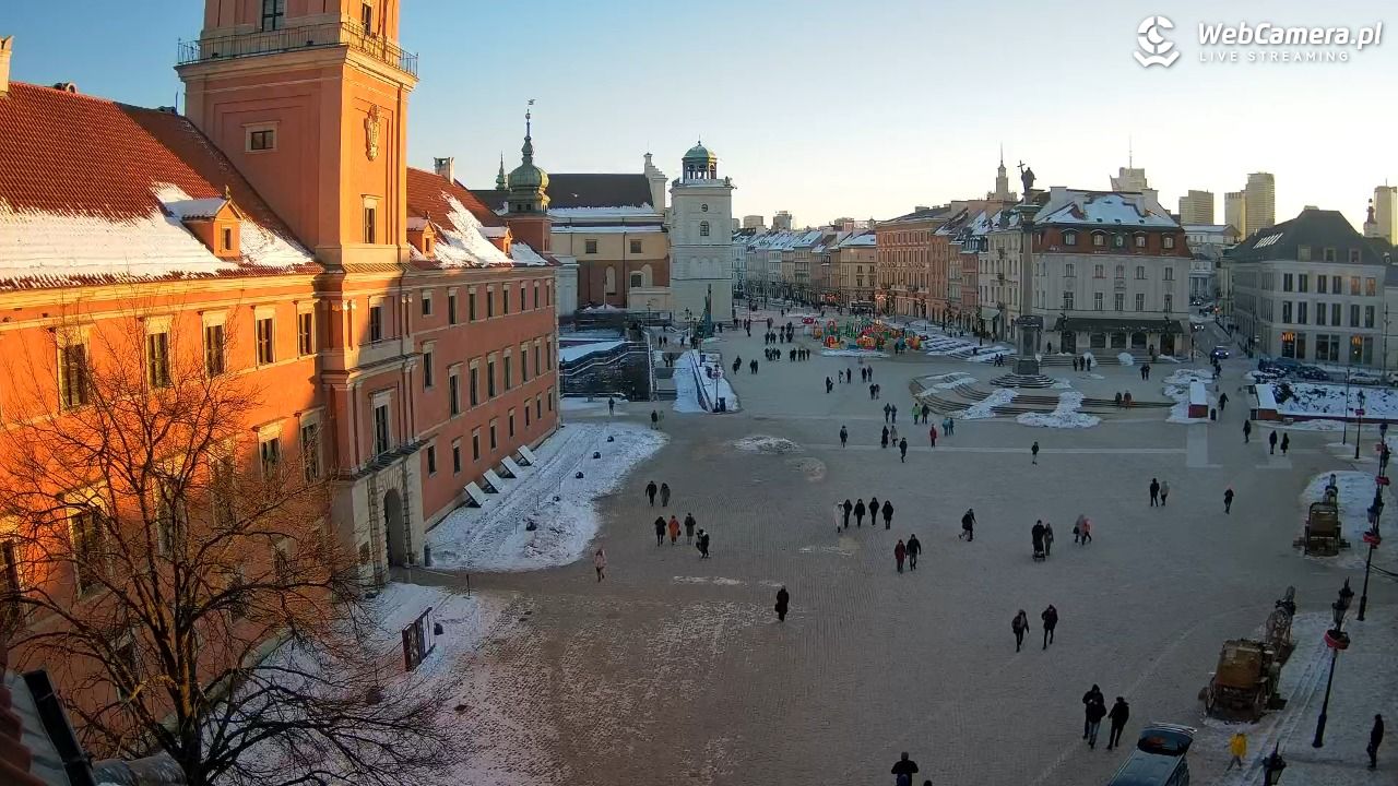 Warszawa - Plac Zamkowy 4K - 31 styczeń 2026, 15:46