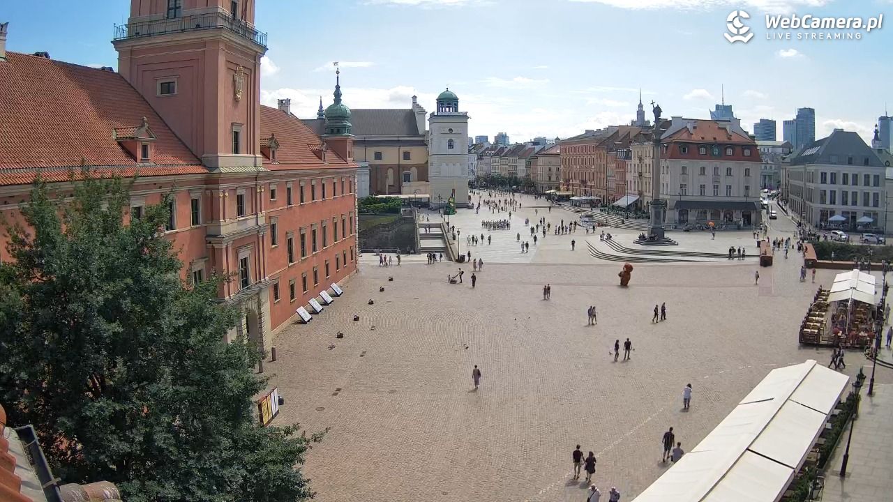 Warszawa - Plac Zamkowy 4K - 22 czerwiec 2026, 13:46