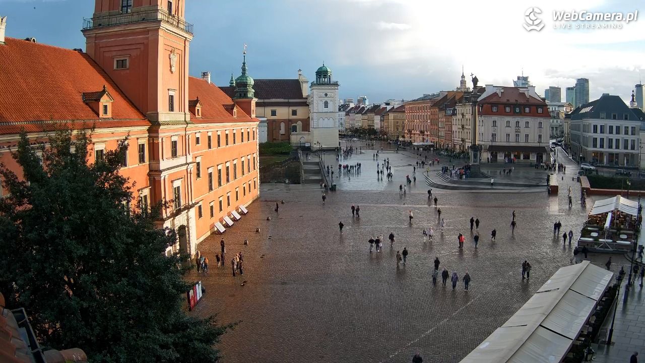 Warszawa - Plac Zamkowy 4K - 22 wresień 2026, 17:34