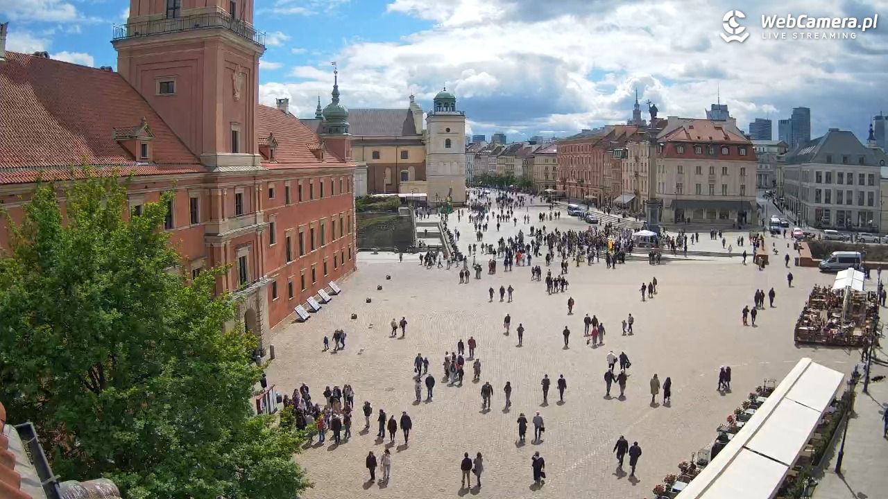 Warszawa - Plac Zamkowy 4K - 09 maj 2026, 13:00