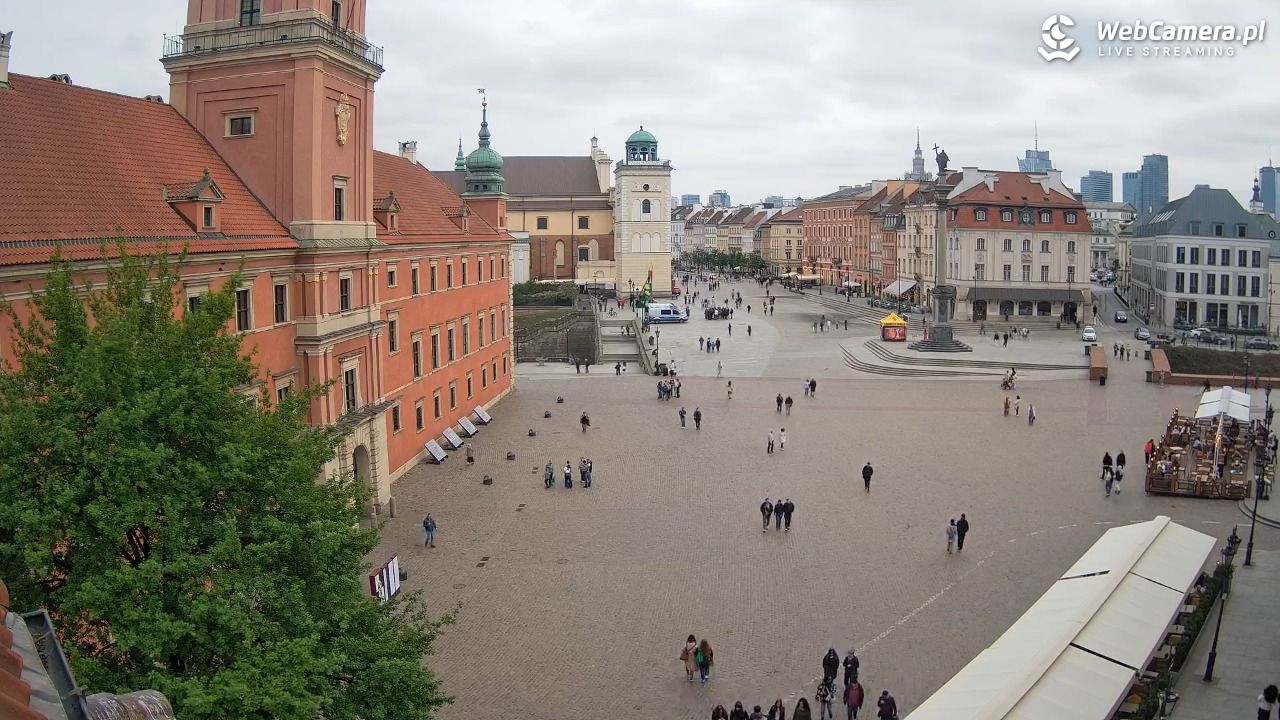 Warszawa - Plac Zamkowy 4K - 07 maj 2026, 17:31