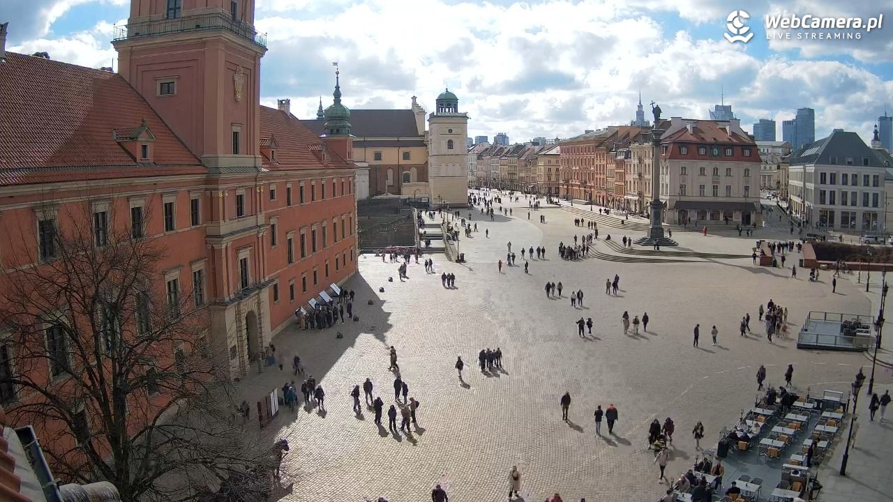 Warszawa - Plac Zamkowy 4K - 21 marzec 2026, 10:51