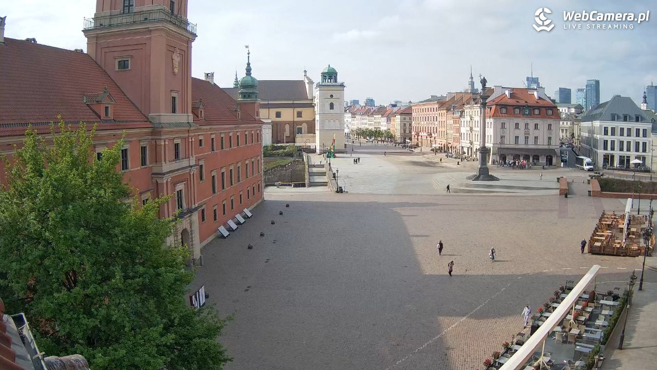 Warszawa - Plac Zamkowy 4K - 07 maj 2026, 08:44